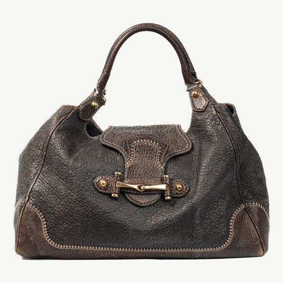 Gucci New Pelham Brown Guccissima Leather Large Shoulder Bag - Picture 1 of 13